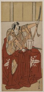 Ichikawa Monnosuke II come Urabe no Suetake da Katsukawa Shunzan