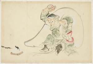 Daikoku, Dio della Felicità, con il suo magico martello