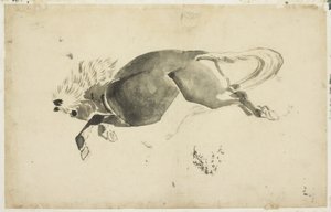 Cavallo al galoppo da Katsushika (school of) Hokusai