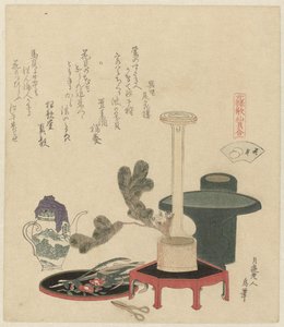 Composizione floreale da Katsushika Hokusai