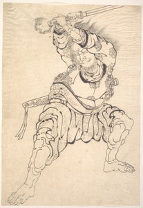 Un guerriero da Katsushika Hokusai