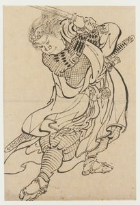 Un Guerriero da Katsushika Hokusai