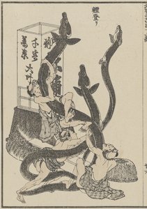 Grandi anguille da Katsushika Hokusai