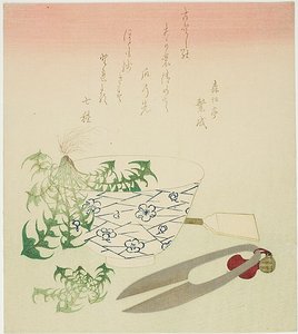 Il dente di leone per il nuovo anno da Katsushika Hokusai
