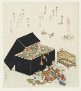 La conchiglia del passero (Un confronto tra poesie Genroku e conchiglie) da Katsushika Hokusai