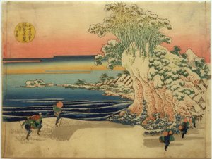 La costa di Sodegaura nella provincia di Sagami da Katsushika Hokusai