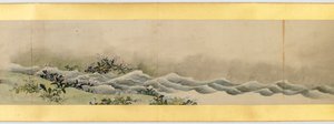 (dettaglio) di un Rotolo con Immagini Varie, Periodo Edo, 1839