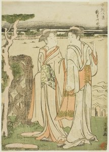 Campana della Sera al Tempio Mii da Katsushika Hokusai