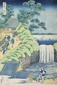 Le cascate di Aoigaoka nella Capitale Orientale da Katsushika Hokusai