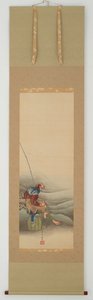Pescatore, periodo Edo, 1849 da Katsushika Hokusai
