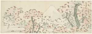 Fuji sopra i Fiori di Ciliegio, c.1800-1805 da Katsushika Hokusai