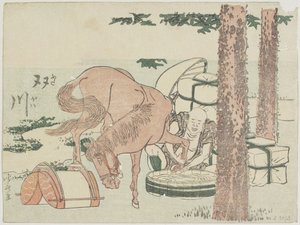 Futakawa, 1799-1802 da Katsushika Hokusai