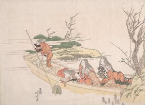 Raccolta di alghe da Katsushika Hokusai