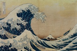 Grande onda davanti alla costa di Kanagawa da Katsushika Hokusai
