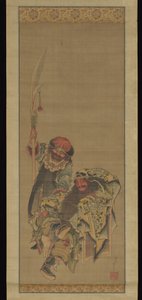 Guan Yu, dio cinese della guerra da Katsushika Hokusai