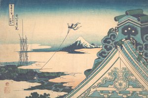 Honganji ad Asakusa a Edo dalla serie Trentasei vedute