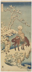 Cavaliere nella neve, 1833-1834