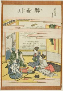 Kanagawa, dalla serie "Le Cinquantatré Stazioni del Tokaido (Tokaido gojusan tsugi)"
