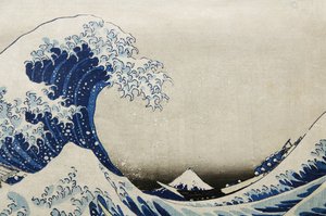 La grande onda di Kanagawa da Katsushika Hokusai
