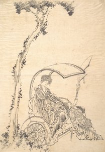 Signora in un carro da Katsushika Hokusai