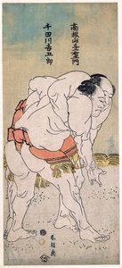 I lottatori di sumo Takaneyama Yoichiemon e Sendagawa Kichigoro da Katsushika Hokusai