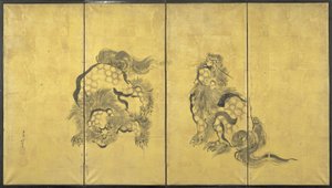 Lions da Katsushika Hokusai