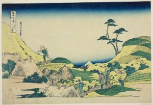 Meguro Inferiore (Shimo Meguro), dalla serie "Trentasei Vedute del Monte Fuji (Fugaku sanjurokkei)"