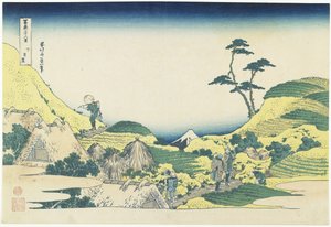 Meguro inferiore, 1831-1834 da Katsushika Hokusai