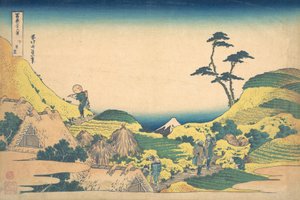 Shimo Meguro, dalla serie Trentasei vedute del Monte Fuji Fugaku... da Katsushika Hokusai