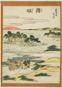 Maisaka, dalla serie "Le cinquantatré stazioni del Tokaido (Tokaido gojusan tsugi)" da Katsushika Hokusai