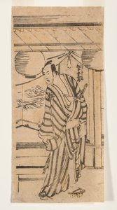 Matsumoto Koshiro come Tsurigane no Mibu, 1788-92 da Katsushika Hokusai