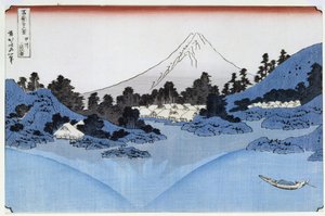 Monte Fuji riflesso nel lago Misaica, dalla serie 
