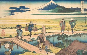 Nakahara nella provincia di Sagami Soshu Nakahara, dalla serie Trentasei vedute di M..., ca. 1830-32 da Katsushika Hokusai