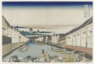 Ponte Nihonbashi a Edo da Katsushika Hokusai