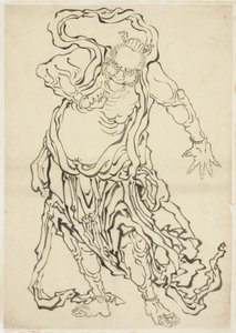 Uno dei Nio (Un Guardiano) da Katsushika Hokusai