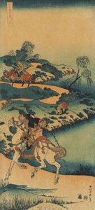 Stampa dalla serie "Uno Specchio Vero di Poesie Cinesi e Giapponesi" da Katsushika Hokusai