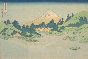 Riflessione nel lago a Misaka nella provincia di Kai Koshu Misaka suimen, dalla serie, ca. 1830-32 da Katsushika Hokusai