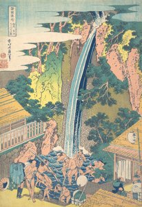 Cascata Roben a Oyama nella provincia di Sagami dalla serie