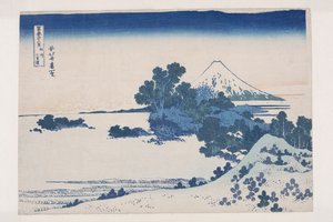 Spiaggia di sette miglia nella provincia di Sagami da Katsushika Hokusai