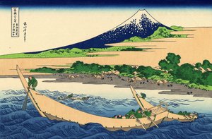 Riva della baia di Tago, Ejiri a Tokaido, c.1830