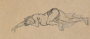 Uomo che dorme, fine XVIII-inizio XIX secolo