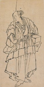 Figura in piedi di un uomo da Katsushika Hokusai