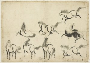 Studi di cavalli, c.1815-1849