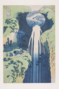 Le cascate di Amida nelle lontane regioni della strada Kisokaidō