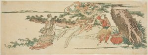 La veste di piume (Hagoromo) da Katsushika Hokusai