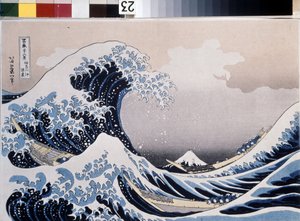 La Grande Onda al largo della costa di Kanagawa da Katsushika Hokusai