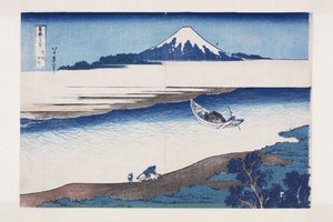 Il fiume delle gemme nella provincia di Musashi da Katsushika Hokusai