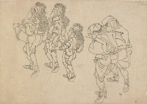 La danza del leone, fine XVIII-inizio XIX secolo