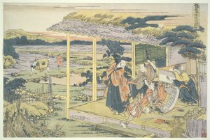 La lega leale dei quarantasette rōnin (Chūshingura), Atto VI: Yoichibei da Katsushika Hokusai