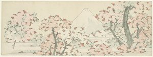 Il Monte Fuji con ciliegi in fiore da Katsushika Hokusai